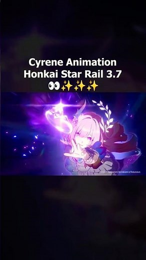 Cyrene Animation Get EVEN BETTER | Honkai Star Rail 3.7 #honkaistarrail #hsrcreators #hsrtrailer