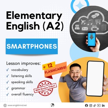 Smartphones - Smartphone Vocabulary - Elementary ESL for Adults & Teens (A2)