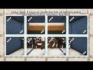 MINECRAFT | EASY AUTOMATIC COW FARM IN MINECRAFT 1.21+ [TUTORIAL] (Java & Bedrock)