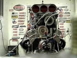 406CI SBC Blown Pro Magnum Dyno Pull