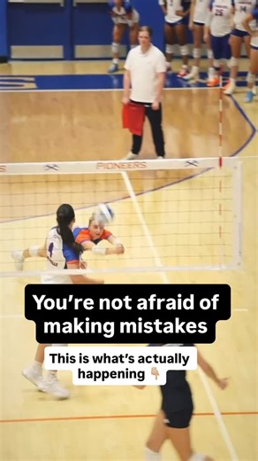 COACH DESI | Mental Performance Coach for College Athletes on Instagram: "Mistakes aren’t what mess athletes up. What messes you up… is what you make your mistakes mean. If a mistake means “I’m not good enough” that’s when confidence drops. If a mistake means I can’t trust myself” that’s when you start holding back. An error literally only means one thing: the ball didn’t score a point. Everything else? That’s a story your brain added. And that story is optional. If that story is holding you bac
