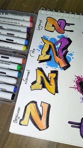 How to draw Letter "Z" in Graffiti Fonts🔥#howtodraw #art #drawing #artist #shorts #graffiti