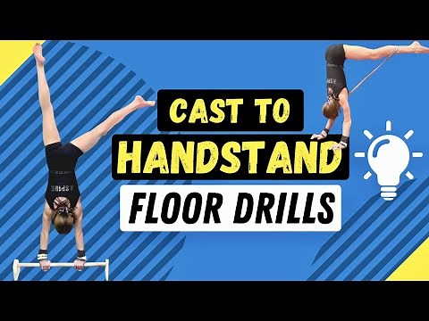 DRILLS for Cast to Handstand! (Side Stations)