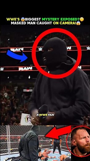 The Black Hooded Man’s Mask FINALLY Removed?! WWE Fans Shocked 😳 #wwe #romanreigns #raw
