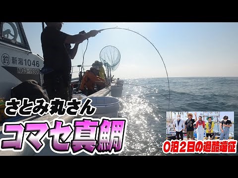 ０泊２日の過酷遠征にまた挑戦！新潟さとみ丸さんでコマセ真鯛釣り！！
