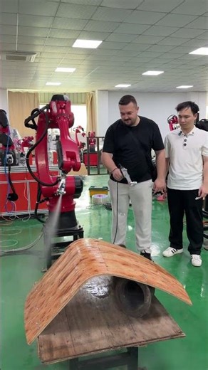Spray painting robot #spraying #industrial robot #robotic arm