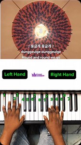 262K views · 10K reactions | Here is a simple piano tutorial for the mingle game in the SquidGame2 | Pianogoddess Academy | Facebook