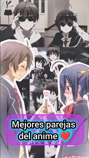 Yuuta x Rikka - Mejores parejas del anime #yutaxrika #chuunibyou #sorared #soraredparejasanime
