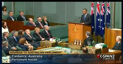 Australian Parliament Speech by President Obama