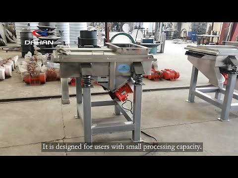 Small linear vibrating screen equipment