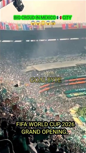 Big Croud in Mexico City 🇲🇽 FIFA World Cup 2026|#fifa #football #mexico