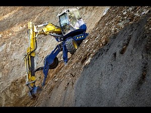 Dyer All Terrain: Walking Excavator on Mountain Side