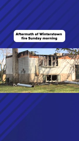 Winterstown fire aftermath