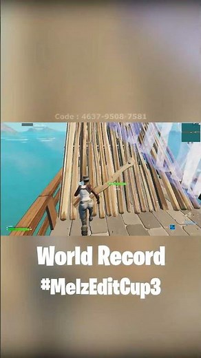 Insane Record on Map Edit 🔥 #fortclips #fortnitesettings #gaming
