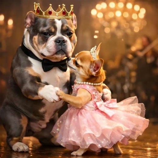 Two formal dogs just vibing and dancing together #wholesome #dogs #shorts