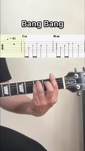 Bang Bang Guitar Get over 💯 pdf Tabs on Patreon patreon.com/1jour1riff #guitartabs #guitarcover #learnguitar #coursdeguitare #guitarstagram #guitarchallenge #fypシ゚ | Skid Vyk
