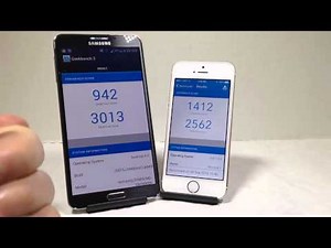 Samsung Galaxy Note 3 vs Apple iPhone 5S Which Is Faster Better Benchmark AT&T Samsungtweets att