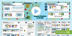 Year 4 Diving into Mastery: Step 11 Compare Numbers to 10 000 Teaching Pack