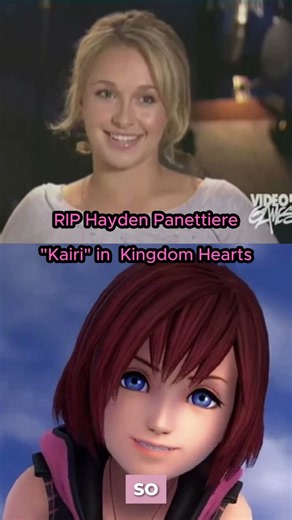 Hayden Panettiere as Kairi in Kingdom Hearts 🥺 RIP #HaydenPanettiere #KingdomHearts #Kairi