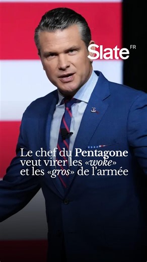 Slate France | Laisser les «déchets idéologiques toxiques» des programmes de diversité raciale ou de genre, pour être uniquement constituée de... | Instagram