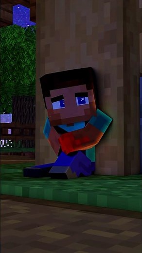 How The Baby Zombie Was Created ☠️ ( minecraft animation ) #minecraft #herobrine