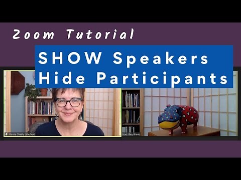 Show Speakers & Hide Participants | Zoom Focus Mode & Spotlight Tutorial