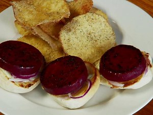 Beet Sliders at Gatsby's