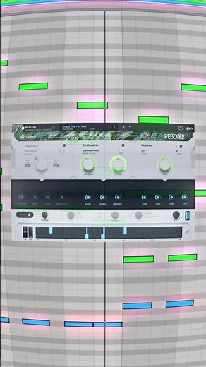made something cool with the new usynth webcore by @ujamInstruments 👾 #usynth #webcore #music