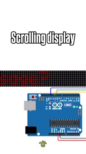 Customisable Scrolling display!! 🖥️ • Matrix led screen • Enter message to print on Display • Arduino programming • DIY electronics #trendingreels #matrixled #arduinoproject #techreels #instagood | Engineer