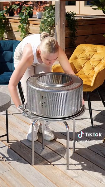 Upcycling Project: Turning a Washing Machine into a BBQ Grill