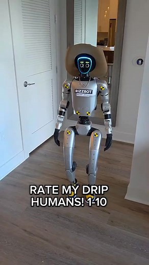 RATE MY DRIP. Humans take notes! 💯 #robot #fitcheck #drip #fypchallenge #streetwear #dripcheck #cowboy | RizzBot