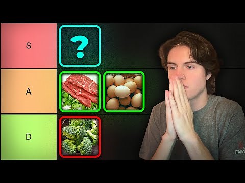 The ULTIMATE 2025 Food Tier List