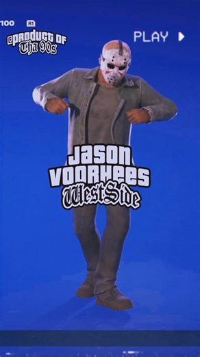 Product Of Tha 90s 🇸🇻🎹 on Instagram: "Jason Voorhees C-Walk Emote on Fortnite🔥 . . Follow @productoftha90s . . #jason #fortnite #emote #cwalk #90skids #2pac #lowrider #90srap #90shiphop #westcoasthiphop #hiphop90s #jasonvoorhees #drdre #icecube #beats #snoopdogg #gfunk #instrumental #gtasanandreas #fridaythe13th #typebeat #thuglife #gtaonline #remix #sample #nostalgia @fortnite @icecube @snoopdogg"