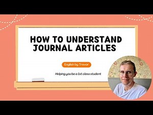 How to understand journal articles