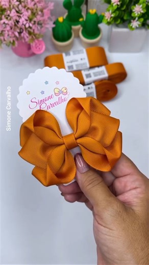 How to Make Beautiful Hair Bow Clips 😍 | Hair Accessories Making at Home | DIY ideas #shorts #diy
