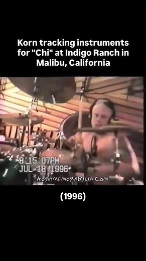 Korn in the studio recording Chi in 1996 #numetal