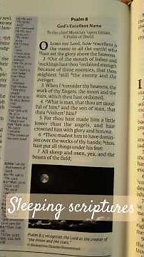 Sleeping scriptures from the bible #psalm #sleepingmeditation #biblereading #bible #meditation