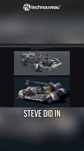 Alien Movie Landing Craft: Steve Burg Inspired Design #shorts