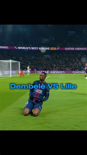 Dembele’s BRILLIANT Performance Against Lille 🤩🎩🚀 #football #dembele #shorts #psg #viral