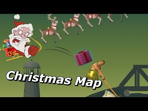 Christmas Map - MODDED Getting Over It With Bennett Foddy