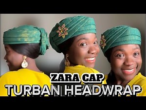 STEP BY STEP ZARA CAP ( Fulani Turban) HEADWRAP TUTORIAL || Beginners Level (DIY )