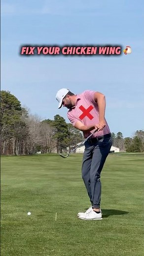 Fix your chicken wing in your golf swing with these 3 simple moves ⛳️🐔