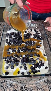 5.9M views · 1.6K reactions | easy 1 dish dessert  country cindy shows her favorite easy dessert hack using store bought blueberry biscuits. it's so easy and yummy! | Kristin's Friends | Facebook