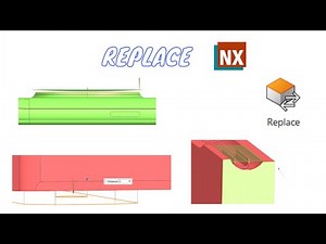 Replace. Synchronous Modeling. How to use Replace command in NX. NX1980