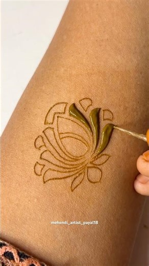Easy lotus tutorial #yt #ytshorts #shorts #mehndi