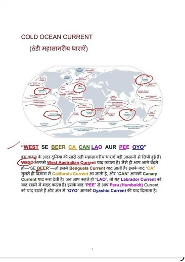Cold Ocean Currents Trick | Geography Shorts 🌊
