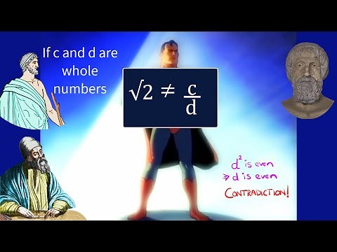 How to prove easily that √2 is irrational, with chirpy help from Euclid, Pythagoras, and Theaetetus