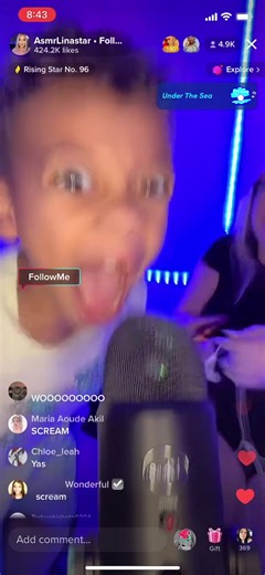 I was waiting for the scream since the beginning of the live 😭🤣 @asmrlinastar #fyp #foryoupage #foryou #asmr