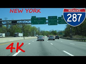 ⁴ᴷ Interstate 287 - New York eastbound [4K VIDEO]