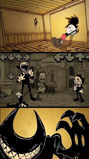 FNF AAA Bendy x Cuphead Ink Street Friday Night Funkin #shorts